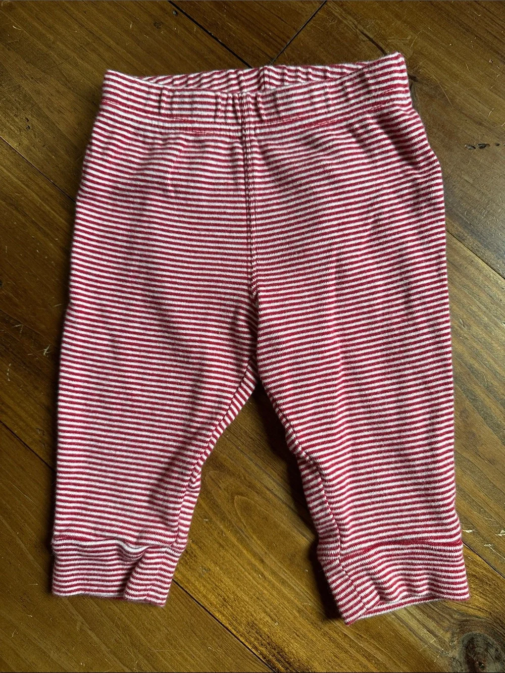 GAP Baby Red Infant Pants with White Deer Print